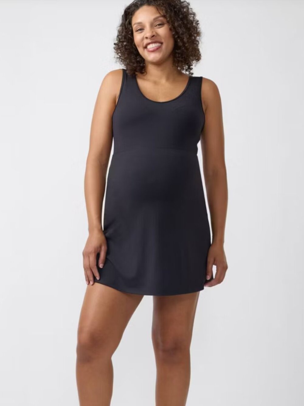 Ingrid & Isabel Everyday Maternity Active Dress - Black XL